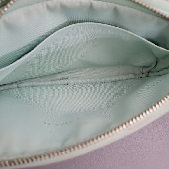 Coach Jes Tiffany Blue crossbody Double Zip Mini - Picture 13 of 15